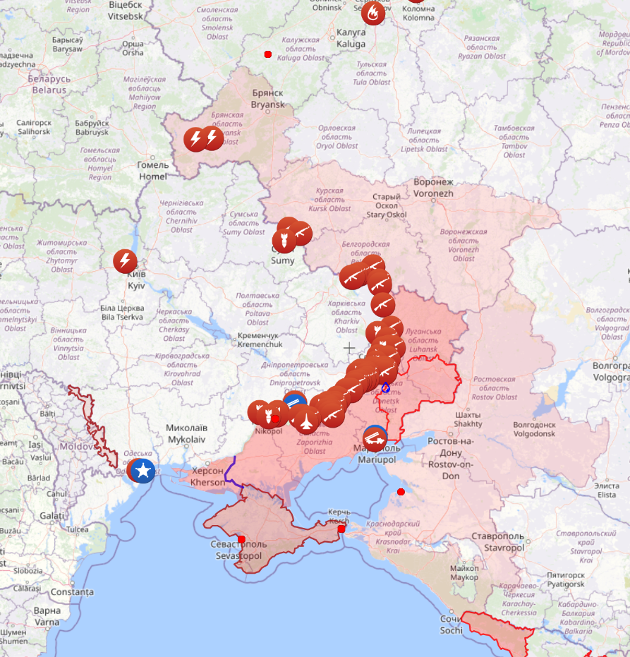 ukraine war map 2026